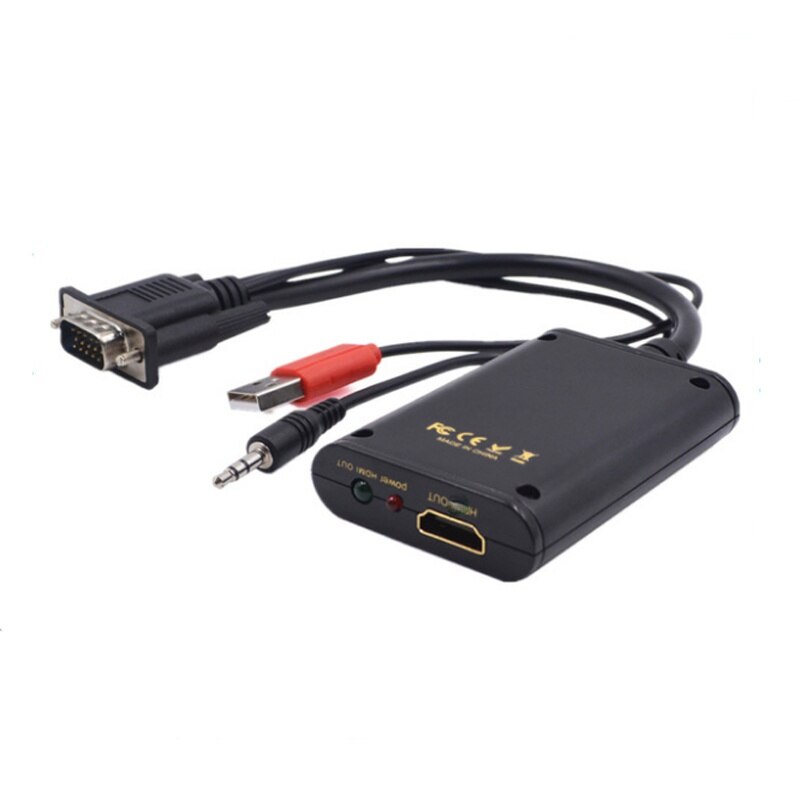 Vga Naar Hdmi-Compatibel Vrouwelijke Converter Met Usb Met Audio Vga Naar Hdmi Video Converter