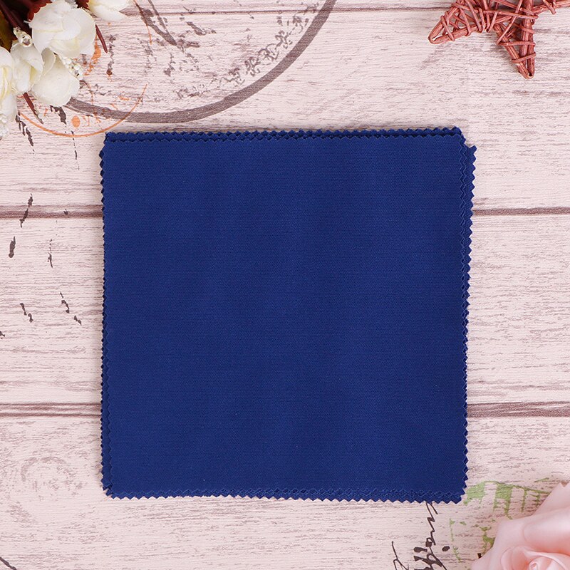 Colorful 10pcs Glasses Cleaning Cloth Lens Cloth Wipes For Home Clean Fabric 14*14cm: Blue