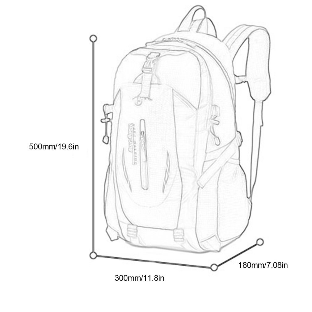 Outdoor Mountaineering Bag Large Capacity Travel Outdoor Bag Sports Mountaineering Bag Hiking Backpack