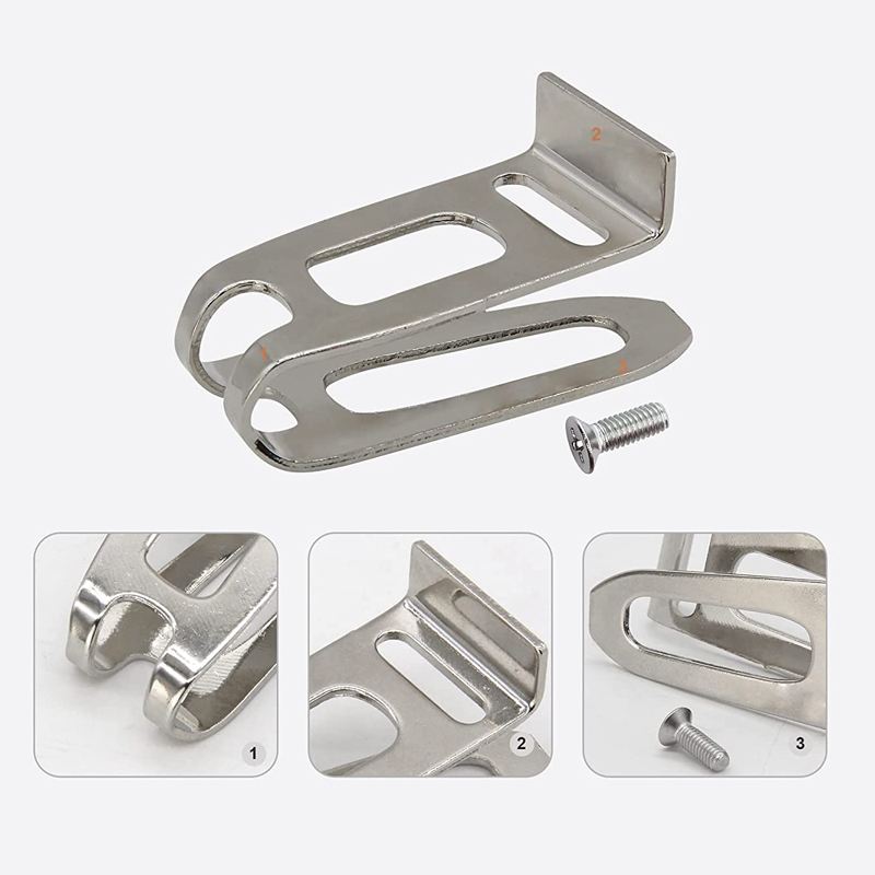Gancho de Clip para cinturón, 3 ganchos y 3 uds., juego de tornillos para taladros inalámbricos Makita 18V LXT, accesorios de herramientas eléctricas, 1/2/3 Uds.