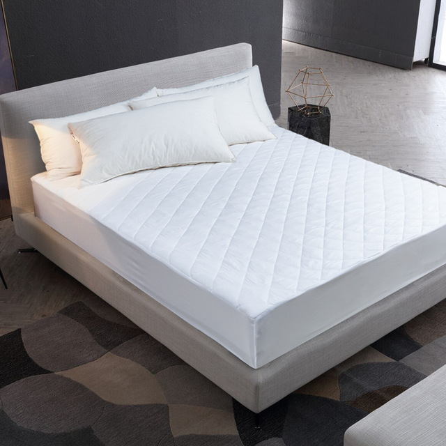 Effen Kleur Gewatteerde Reliëf Waterdichte Matrasbeschermer 160*200 Hoeslaken Stijl Cover Voor Matras Dikke Zachte Pad Voor bedden: color 5 / 140x200x30cm