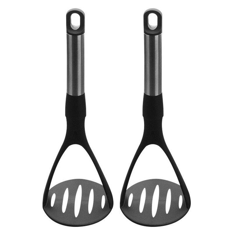 ZLCA Potato Mashers Kitchen Cooking Tools For Stainless Steel PP Plastic Pressure Mud Puree Vegetable Press Maker Accessories