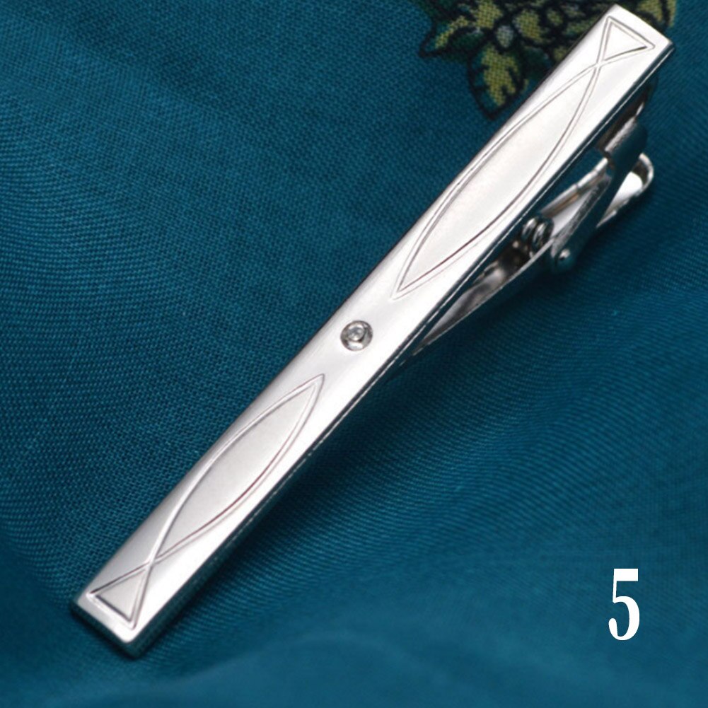 Tie Clips Mannen Metalen Stropdas Bar Jurk Shirts Tie Pin Huwelijksceremonie Metalen Gouden Stropdas Clip Man Business tie Pin Accessoires: B5