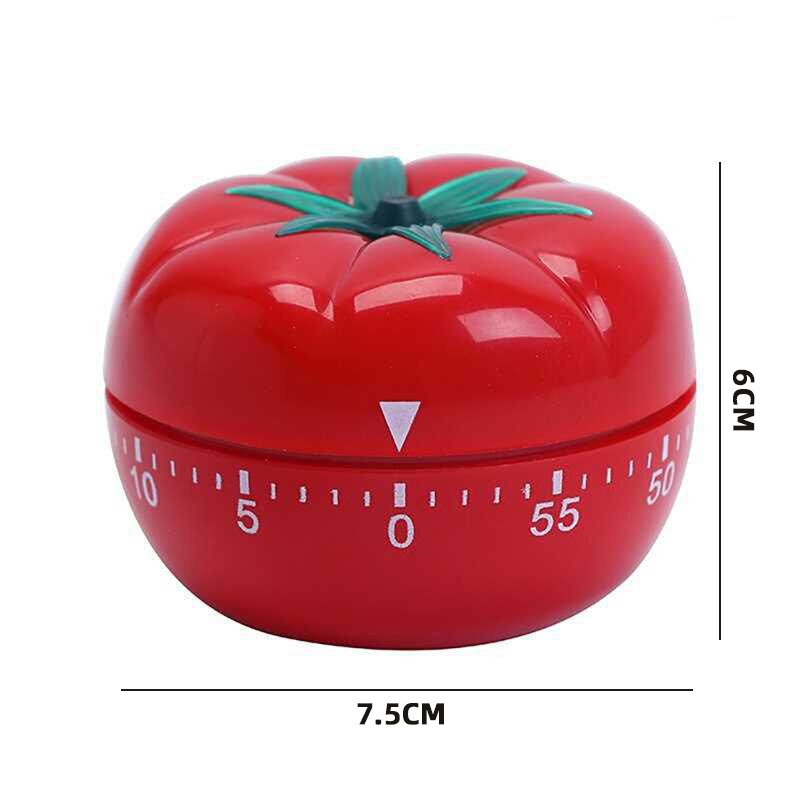 Kitchen Timer Manual Stainless Steel Egg Shaped Mechanical Rotating Alarm With 60 Minutes For Cooking For Kitchen