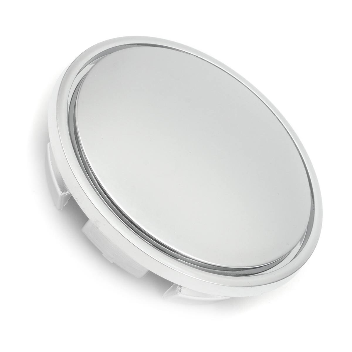 4 Stuks 65Mm Auto Wiel Center Hub Caps Universele Velg Cap Cover Chrome