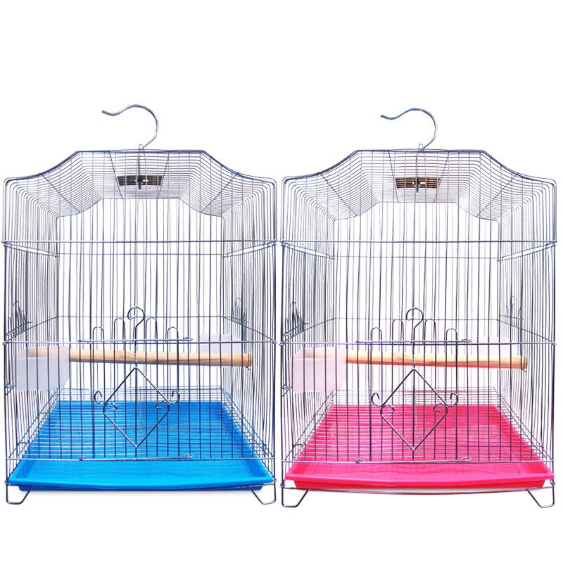 Multifunctional Flight Cage Stainless Steel Playtop Bird Cage With Tray for Pigeon Parrot Mynah Birdcage jaulas para pájaros