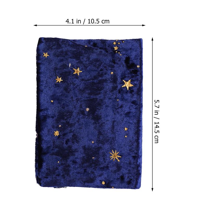 Goud Stempelen Boek Cover Starry Patroon Boek Cover Dagboek Doek Cover Voor Boeken