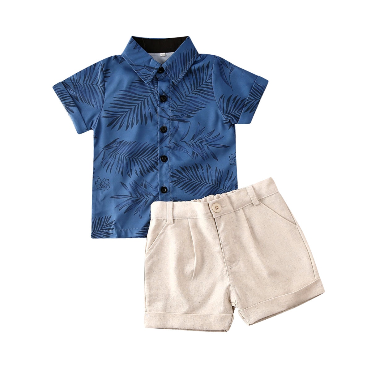 2 stücke Kleinkind Kinder Baby Jungen Sommer Kleidung Set Kurzarm T-shirt Tops + Feste Kurze Outfits Set 2-6Years: 6T