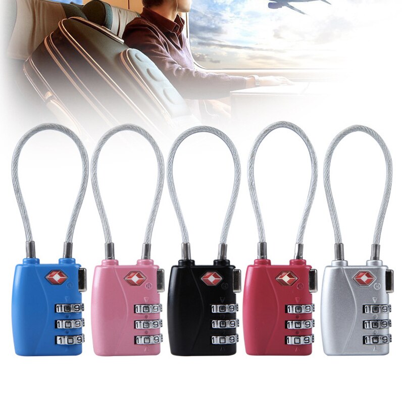Pièces de bicyclette de combinaison de serrure de protection de vélo de TANDT Mini fil extensible câble antivol Code de sécurité câble de verrouillage mot de passe bagage