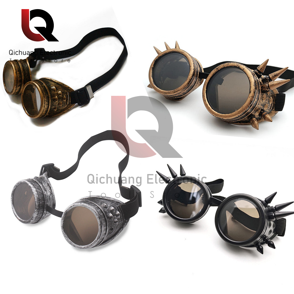 Sunglasses Vintage Style Steampunk Goggles Welding Punk Glasses Cosplay Personalization Four Colors Glasses