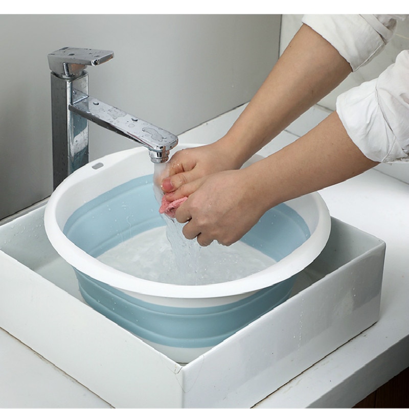 Lavabos portables baignoire pliante en plastique bassins pliants salle de bain accessoires de cuisine voyage lavabo pliant