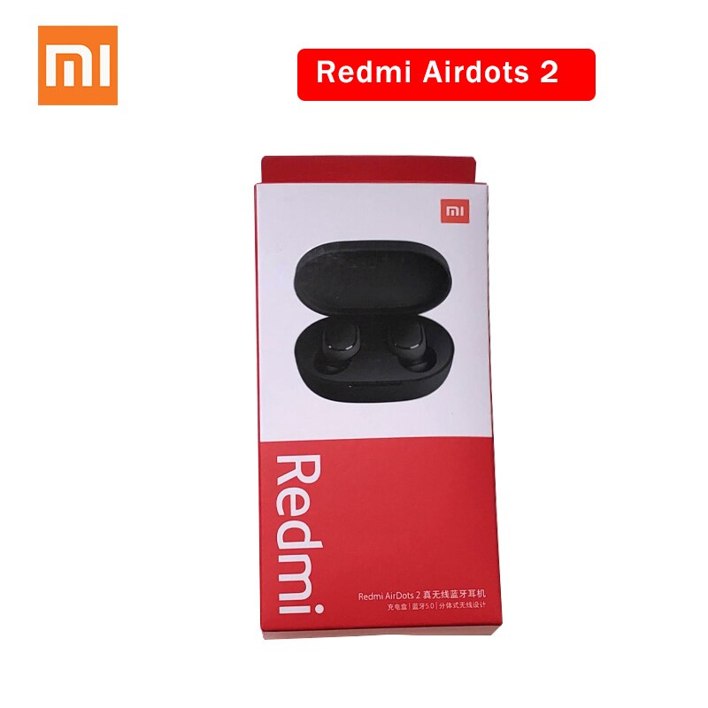 Chinese version Xiaomi Redmi AirDots 2 Wireless Bluetooth 5.0 redmi airdots2 Earbuds In-Ear stereo bass NOT redmi airdots s: Airdots 2 No gift