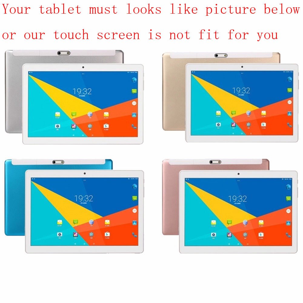 2.5d novo 10.1 for for para kpay mtk8752 octa-core android tablet touch screen digitador do painel de toque sensor