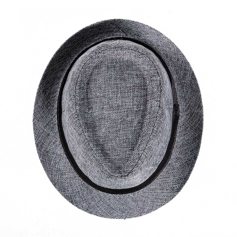 Men Straw Hat Linen Sun Protective Foldable Breathable Casual Cap for Summer AUG889