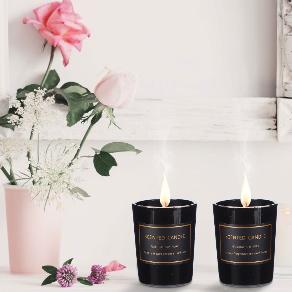 3pcs Aromatherapy Candles Exquisite Fragrance Candles Delicate Aromatic Candle