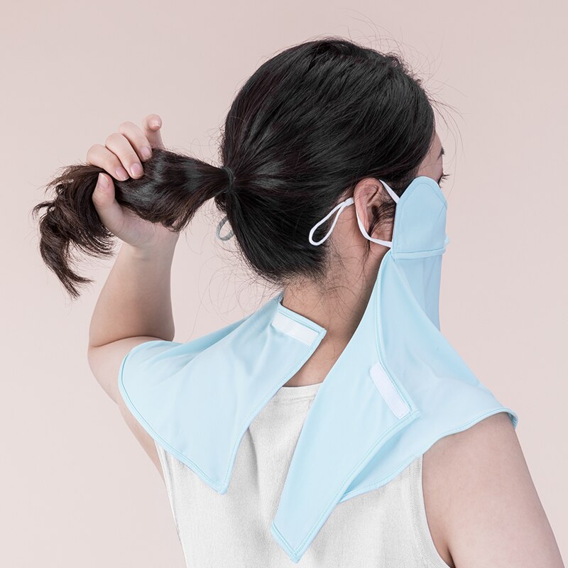 ROCKBROS – Bandana d'été pour hommes et femmes, Protection contre le soleil, en soie glacée, pour cyclisme, pêche, écharpe de Sport en plein air