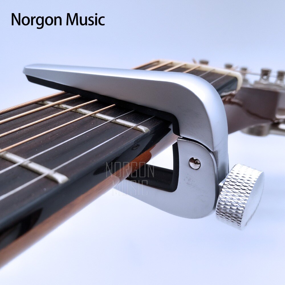 Flanger-cejilla de guitarra acústica de Metal, guitarra eléctrica clásica, ukelele, cejilla de aleación de Zinc, piezas y accesorios de guitarra, FC-09 Musical