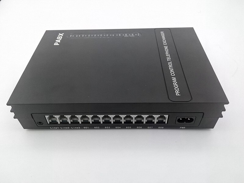 SOHO-PBX Telefoon Switch Systeem SV308 (3 Telefoon Lijnen x 8 Extensions PABX)