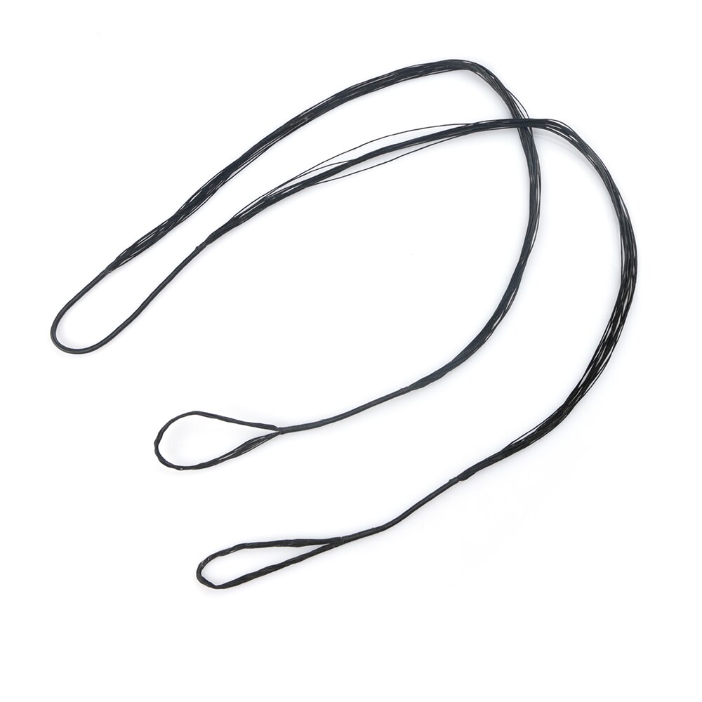 Recambio de cuerda de arco tradicional y recurvo, 44-70 pulgadas, todos los tamaños de longitud, negro, 1 unidad