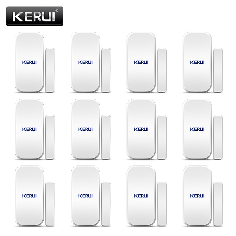 KERUI D025 Wireless Door/Window Sensor Detector For KERUI WIFI GSM Alarm System Home Security Buglar Alarm 433Mhz Door Sensor: 12 sensors