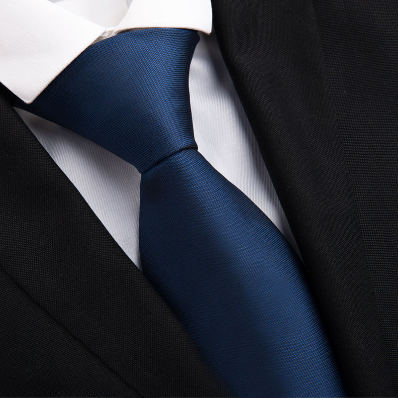 Corbata clásica de 8 cm para hombre a rayas para ceremonia de boda y cita, corbatas formales de de seda sintética con caja de: Color 4