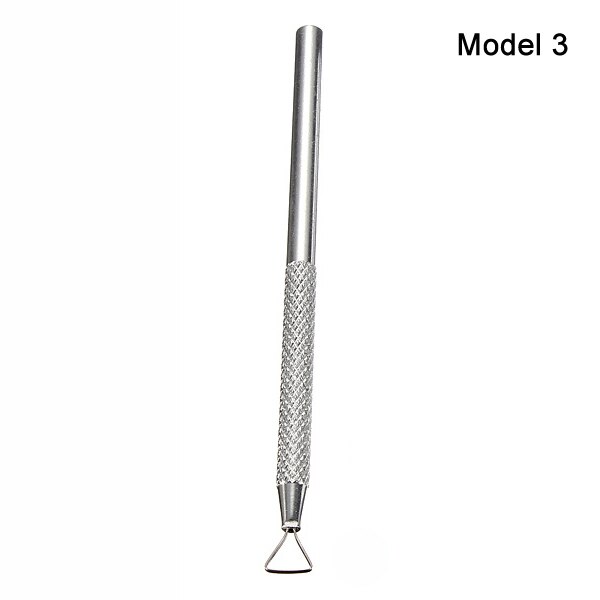 Aluminium Aardewerk Klei Carving Cutter Keramische Sculpting Polymer Klei Modeling Tool Playdough Gereedschap: Model 3