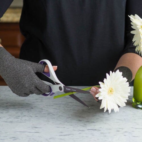 Paire de gants à Compression en cuivre | Gants articulaires, carpe, arthrite, de la Circulation, gants confortables sans doigts