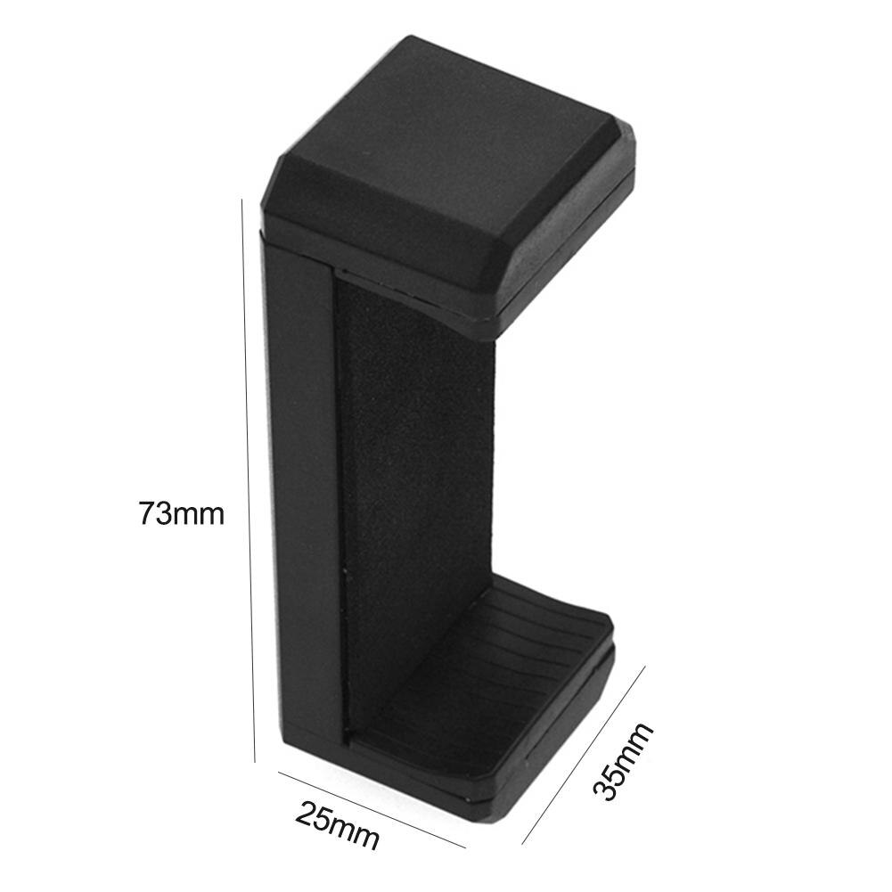 Mini Mobile Phone Camera Tripod Stand Clip Bracket Holder Mount Adapter for iPhone Android Phone 7.3x3.5x2.5cm Fixed Phone Rack
