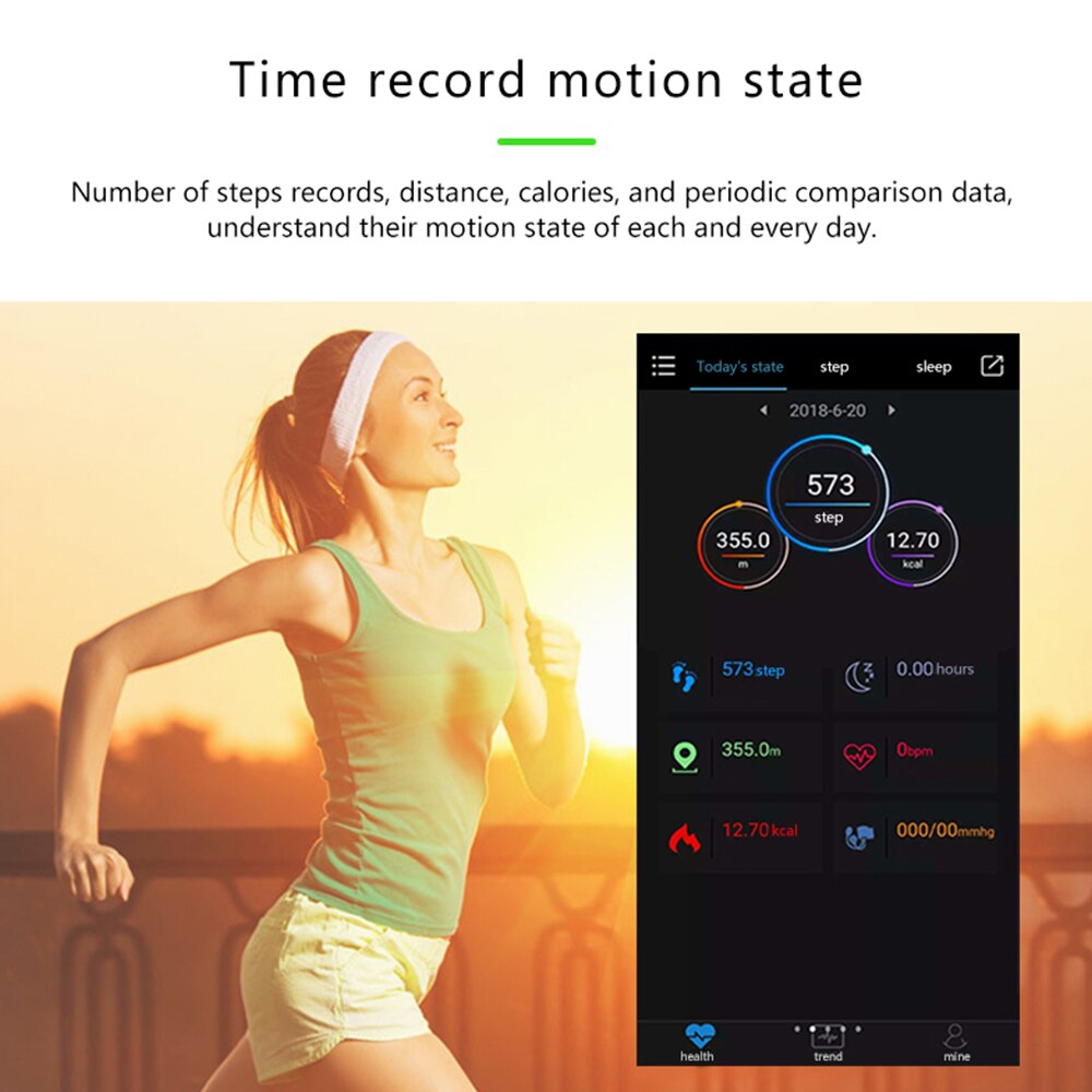 Smart Polsband Bloed Oximeter Zuurstof Monitor Hartslag Slaap Monitoring Band Armband Sport Fitness Tracker Horloges