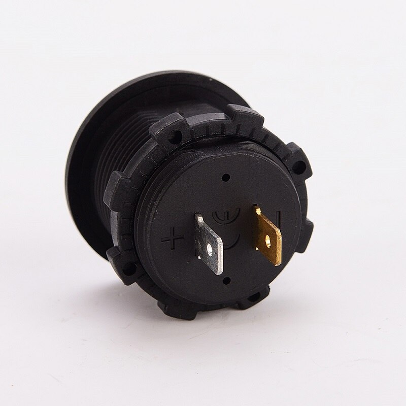 Professionele 24 v Auto Motorfiets Universele Voltmeter LED Display Auto Waterdichte Digitale Voltmeter met Voltage Waarschuwing