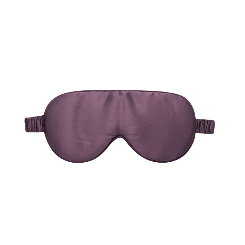 High-end Mulberry Silk Eyepatch Silk Slip Edition Eye patch Travel Sleeping Silk Eye Mask Shading Pure Color Sleep Mask