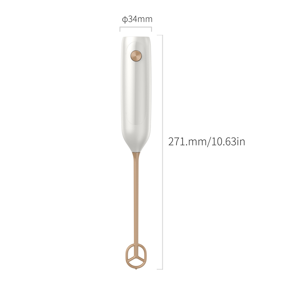 Kitchen Powerful Stirrer Milk Frother Handheld Foam Maker for Lattes,Whisk Drink Mixer for Coffee Electric Egg Beater