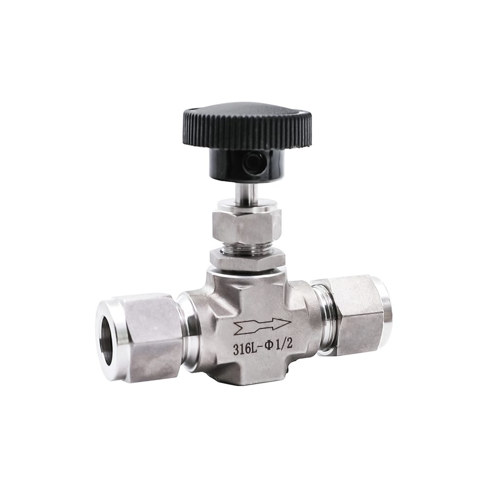 1/8" 1/4" 3/8" 1/2" Inch Tube OD SS304 316 Plastic Handle Compression Connector Fitting Kitchen Shutoff Switch Ball Needle Valve