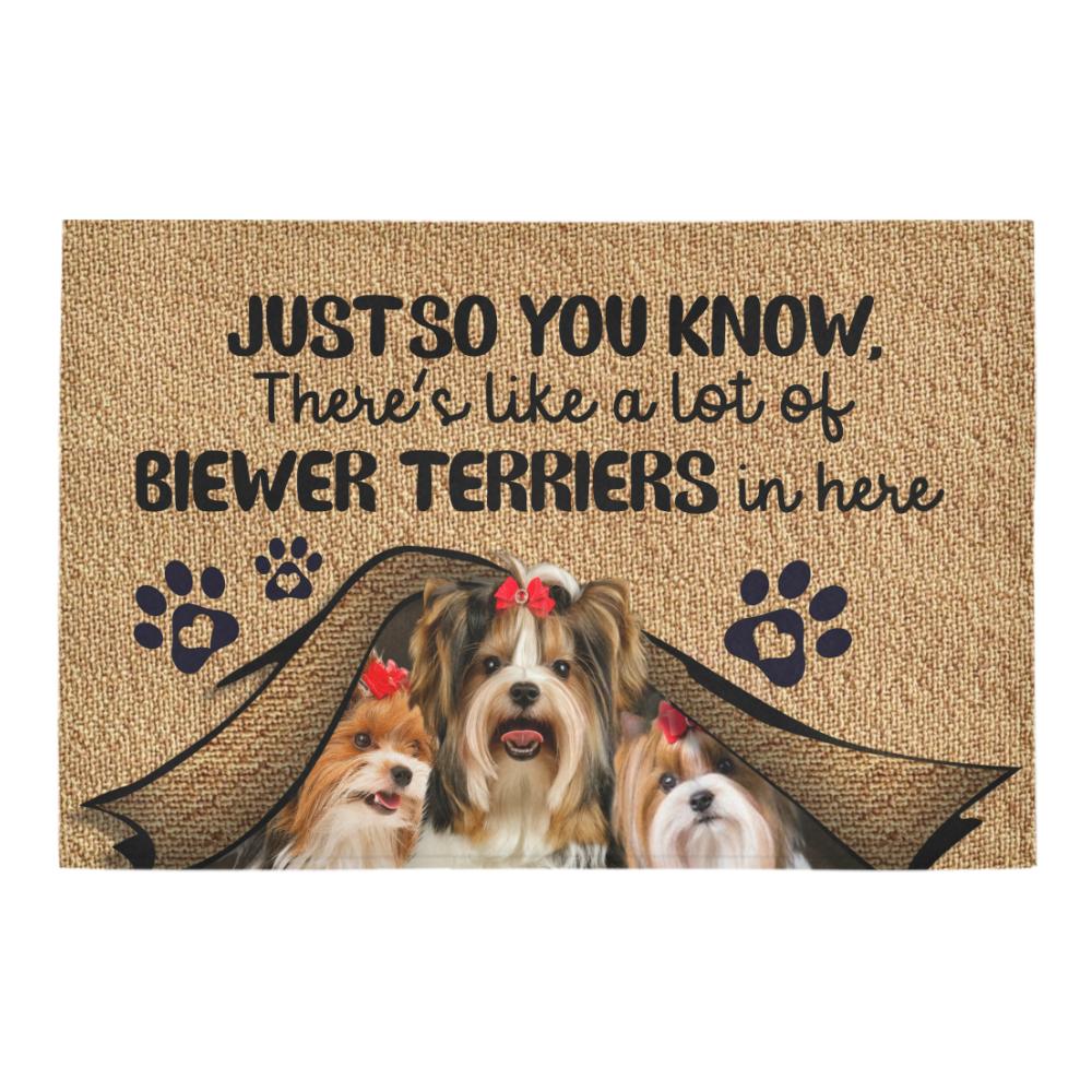 CLOOCL The Humans Just Live Here Wius Siberian Husky Doormat Decor Non-Slip Doormat Absorbent Carpet Bedroom Porch Welcome Mat: Doormat 19