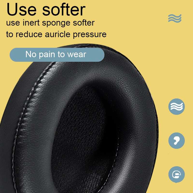 Ersatz Schaum Ohr Pads Kissen Ohrpolster Abdeckung Reparatur Teile Für Edifier H840 H850 für Denon Ah-D1100 kopfhörer polsterset