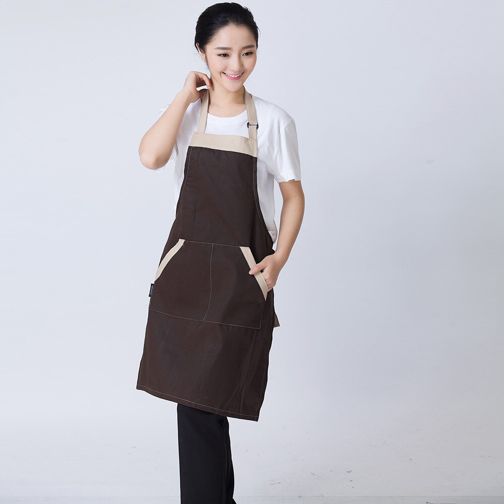 Food Service Apron Unisex Spliced Color Adjustable... – Vicedeal