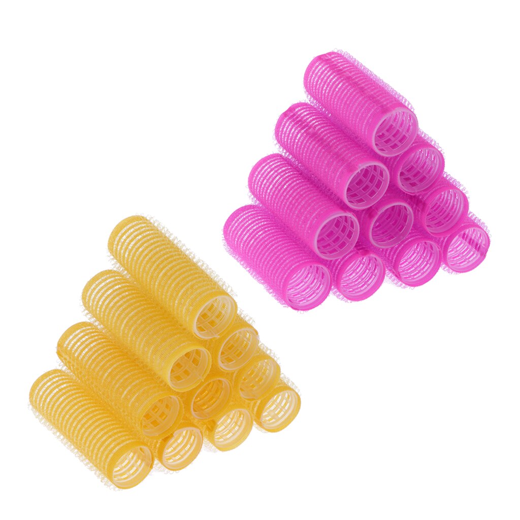 20 Pieces Plastic Hair Curlers Hair Curlers Pony Roller Hairdresser