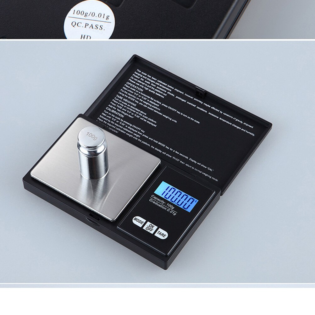 mini ultra-tynn digital kjøkkenskala stor skjerm elektronisk plattform vekt skala libra skala ultratynn til kjøkkensmykker