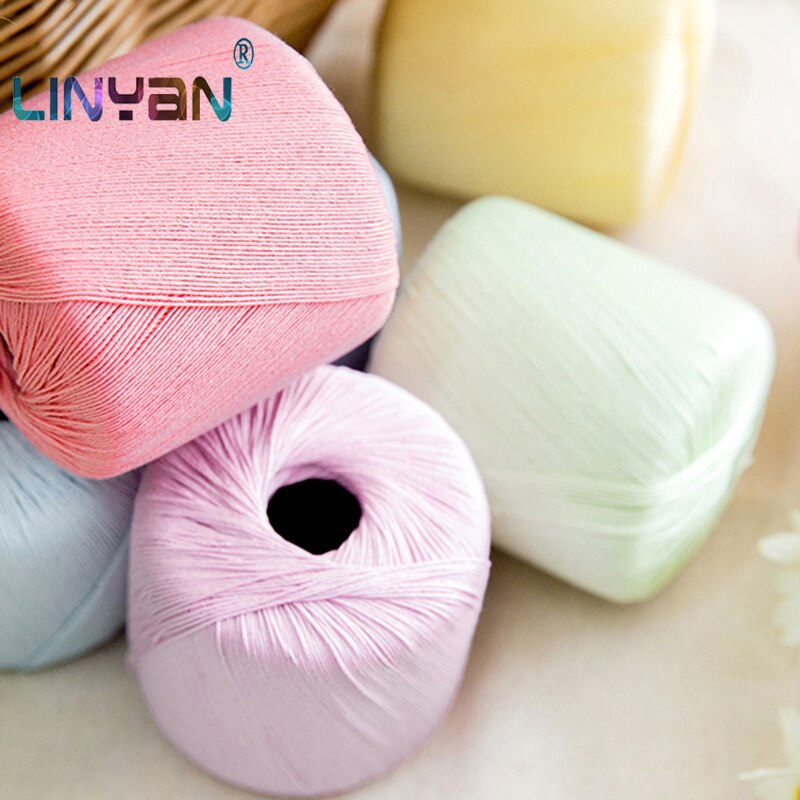 Hilo de encaje para tejer, hilo de algodón puro para tejer, mantel de verano, número 5, 400 g/lote, ZL4006