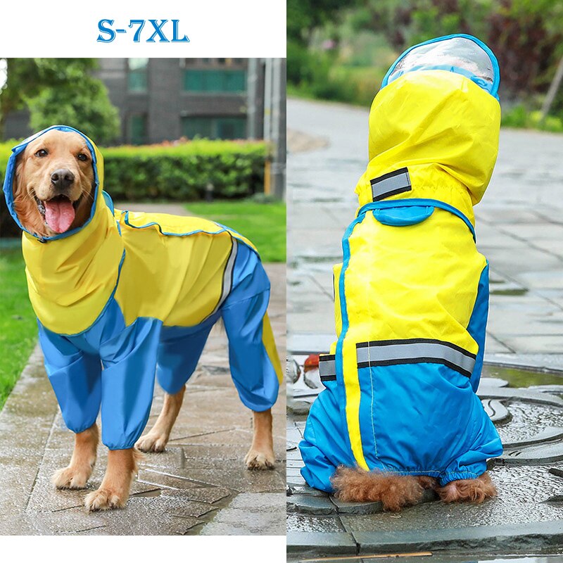 Hond Regen Jas Waterdicht Jumpsuit Regenjas Mantel Voor Kleine Medium Grote Honden Kat Chihuahua Teddy Kleding Kleding Jas