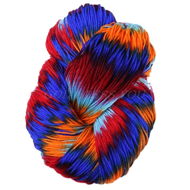 50g/Ball Mixed Colorful Knitting Yarn Acrylic Dyed Hand-Knitted Crochet Thread: I