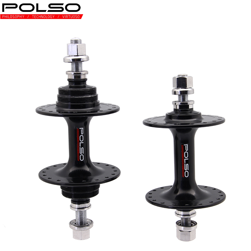 POLSO 20H 24H 32H 36H moyeu de vélo à pignon fixe moyeux de piste de cyclisme pièces de vélo Fixie: Gris foncé