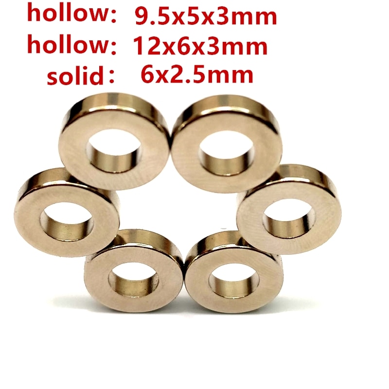10PCS solid/hollow magnet encoder AS5048a AS5600 Gimbal motor strong magnetic ring standard