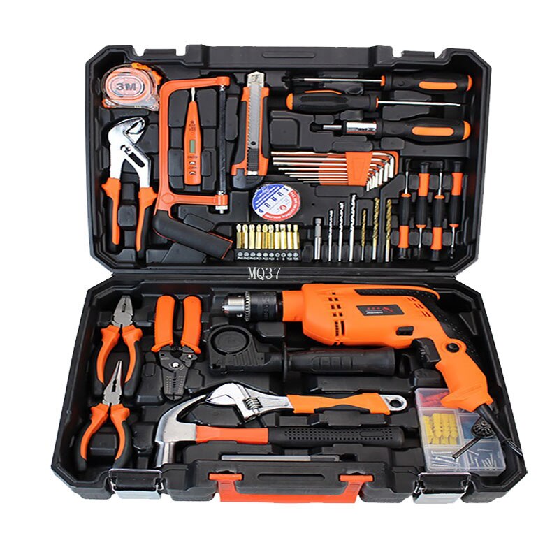 Combination Socket Wrench and bit hand tool set: Silver