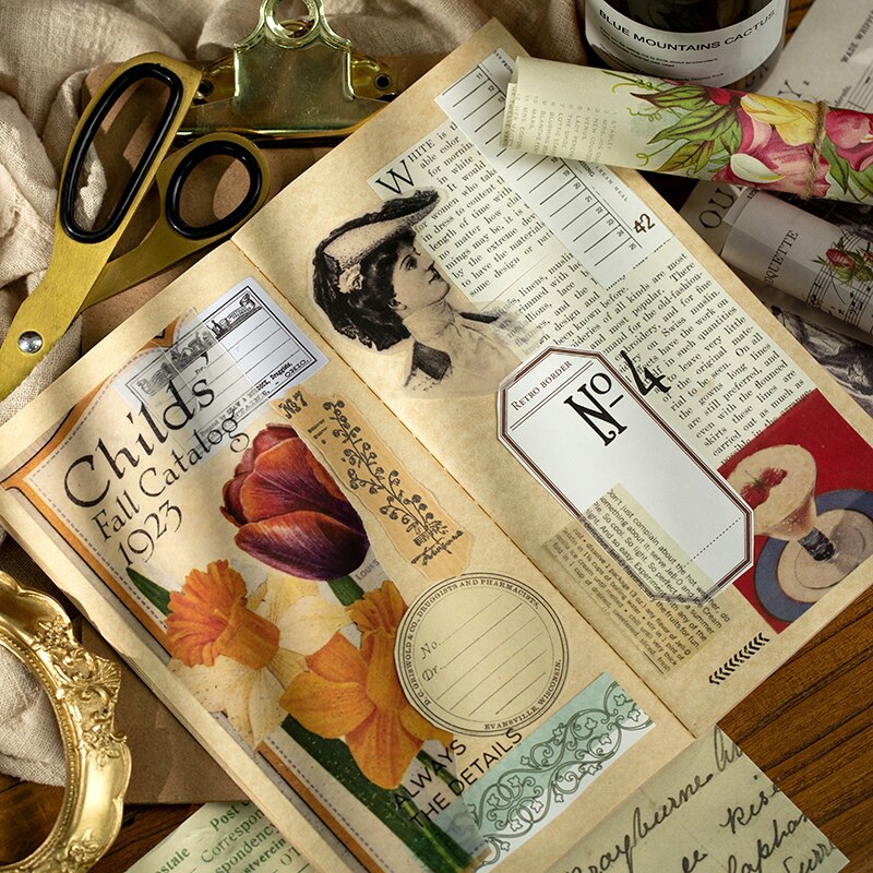 Minne manuskript skrivmaterial kort scrapbooking/kort gör/journalföring projekt bakgrund hangtag med hålkort