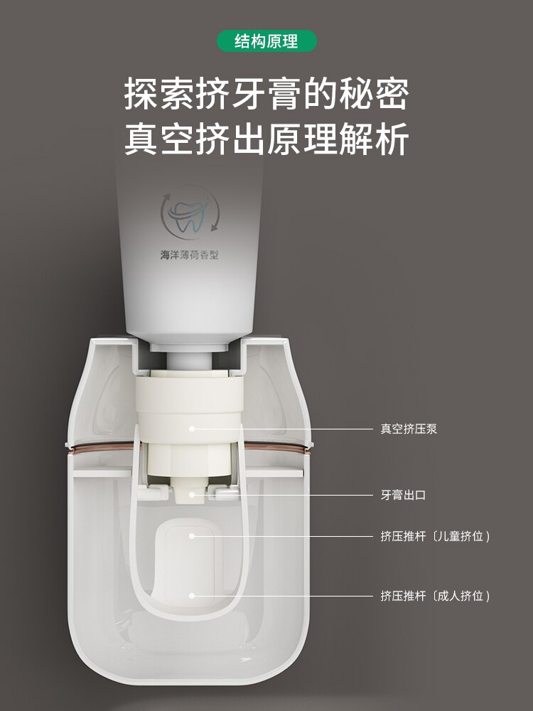 ściana-zamontowane pasta do zębów zgniatarka w pełni automatyczny Presse rura zgniatarka szafarka ilościowy Extruder Hogar łazienka Akcesoria