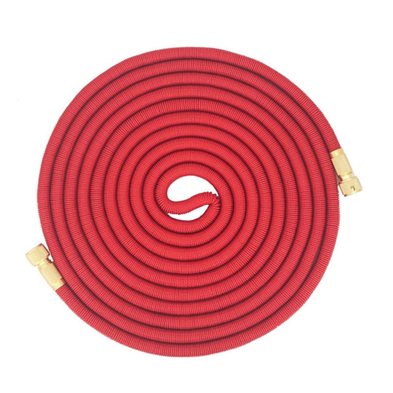 25ft-100ft Garden Watering Hose Retractable flexible Rubber Garden Hose High Pressure Car Wash Hose Garden Watering Supplies