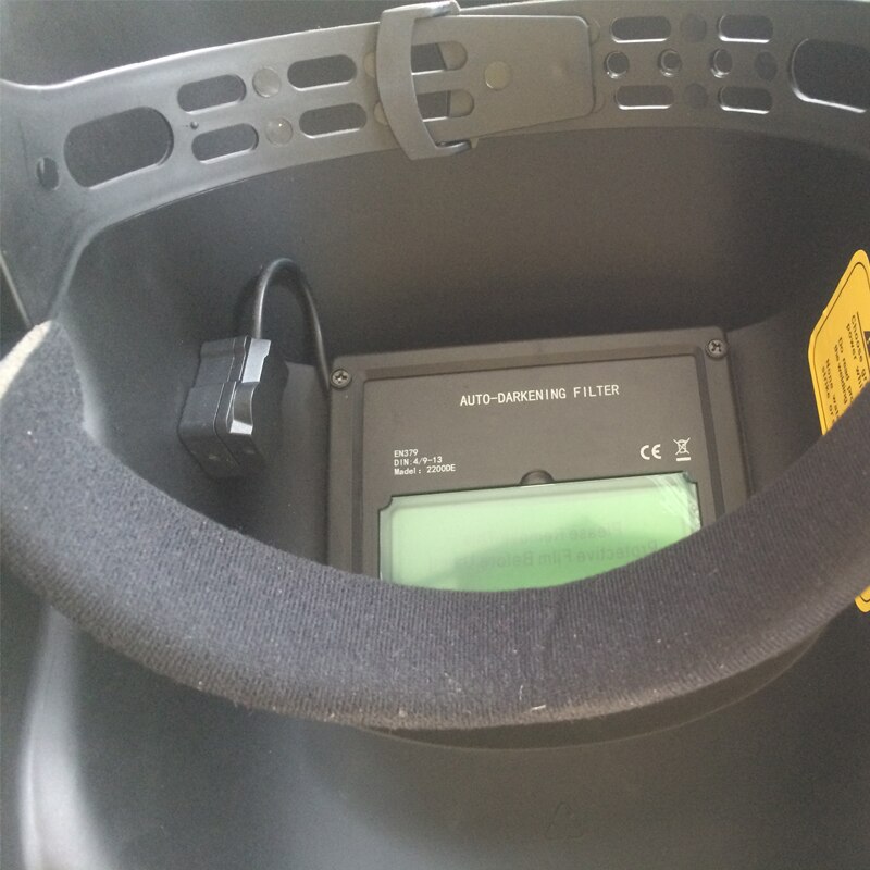 La migliore qualità argon saldatura ad arco casco automatico annerimento filtro rettifica di lunga vita di saldatura macchina con impostato di specchio 2200DE