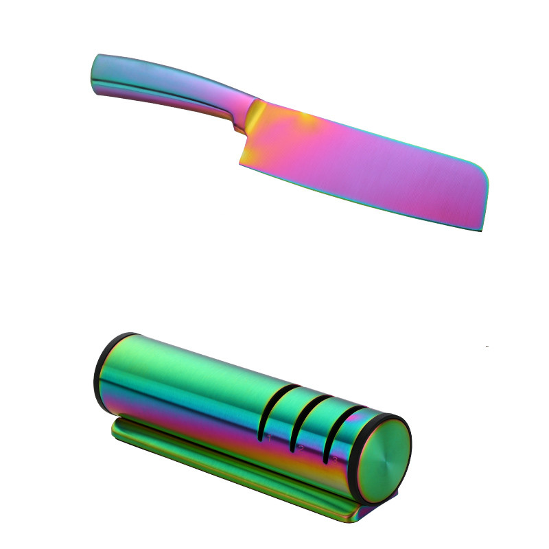 Afilador de cuchillos de cocina dorado de 3 etapas, herramienta para afilar cuchillos, piedra de afilar rápida, accesorios profesionales de Chef de acero inoxidable