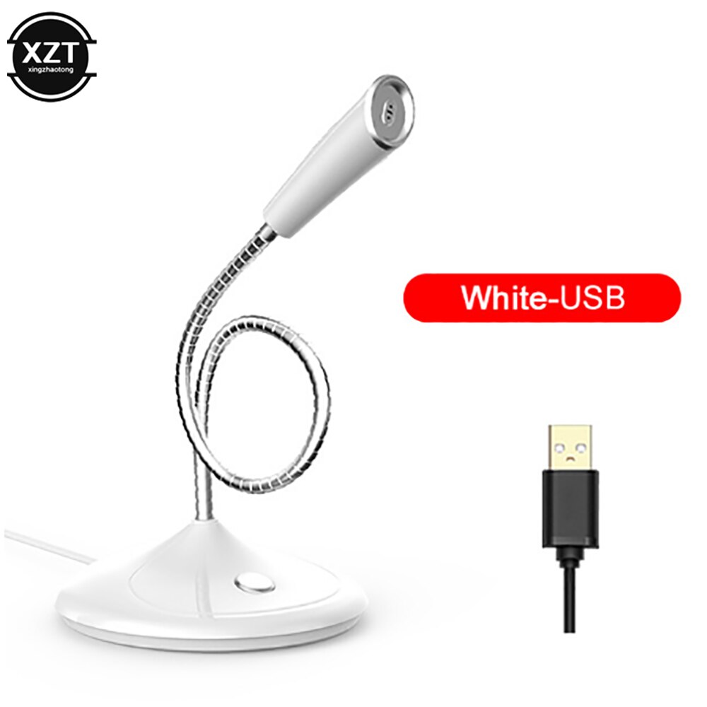 Computer Microphone 360° Adjust Freely Studio Speech Microphone Gaming Chatting 3.5mm/USB Plug Microphone for Desktop PC Laptop: c